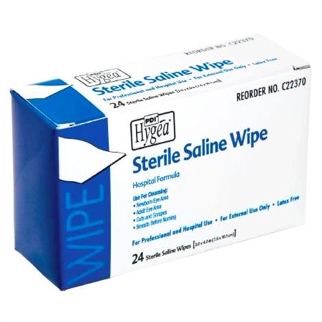 Nice Pak PDI Sterile Wipes with Saline,3" x 4",576/Case,C22370