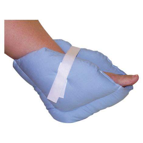 Essential Medical Fiber Filled Polyester Heel Protectors,Blue,Pair,D6000