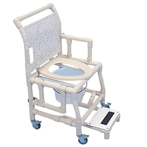 Healthline Shower Chair With Deluxe Elongated Seat And Sliding Footrest,0,Each,SC603C12APSF