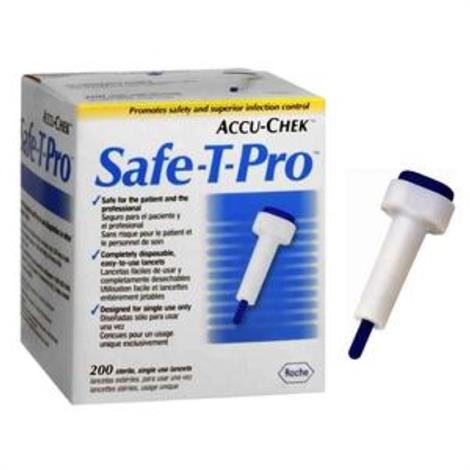 Roche Accu-check Safe-T-Pro Anticoagulation Lancet,200 Count,200/Pack,8029016160