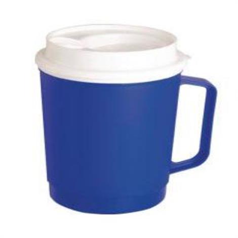 Medline Insulated Mug With Tumbler Lid,Mug Insulated,Tumbler Lid,Each,MDSR009155