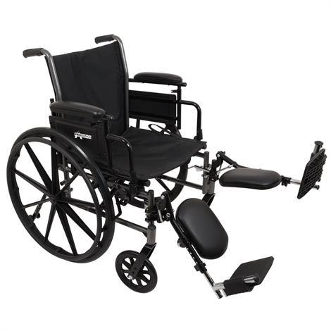 ProBasics K3 Lightweight Wheelchair,Seat - 18" x 16" Elevating Legrests,Each,WC31816DE