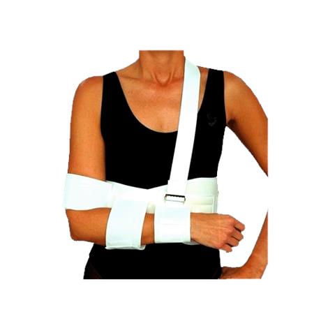 Rolyan Pediatric Shoulder Immobilizer,Pediatric, Chest Circumference: 20" to 30" (51cm to 76cm),Each,56083102