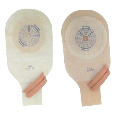 Safe N Simple One-Piece Standard Cut-To-Fit Drainable Pouch With Banana Clip,Opaque,10/Pack,SNS12B100