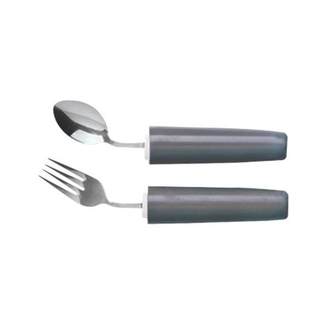 Maddak Comfort Grip Angled Cutlery For Left Hand,Angled Fork,Each,H746400108
