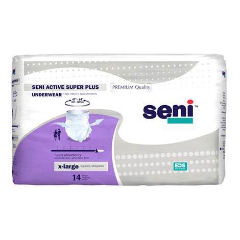 Seni Active Super Plus Pull-On Underwear,Medium (31" - 43"),20/Pack,S-ME20-AP1