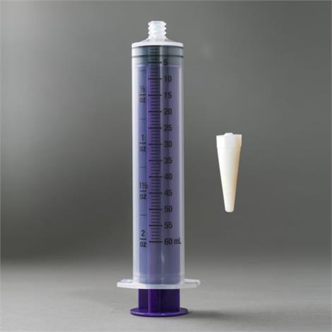 Vesco ENFit Tip Irrigation Syringe With Transition Connector,20ml Syringe,50/Pack,VED-620TC