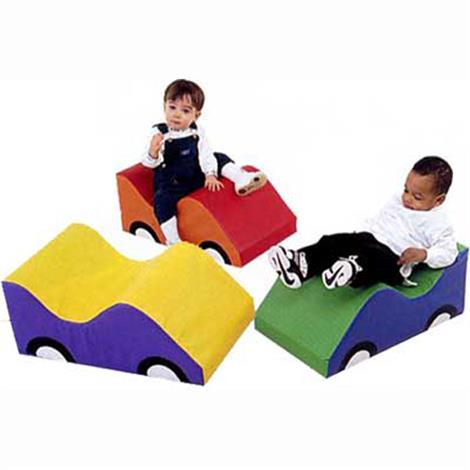 Childrens Factory Wide Toddler Soft Cars Set,Set of 3,Each,CF332-487