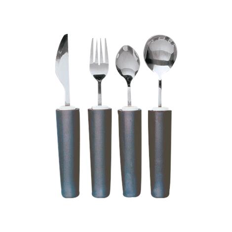 Maddak Comfort Grip Cutlery,Teaspoon,Each,H746400102