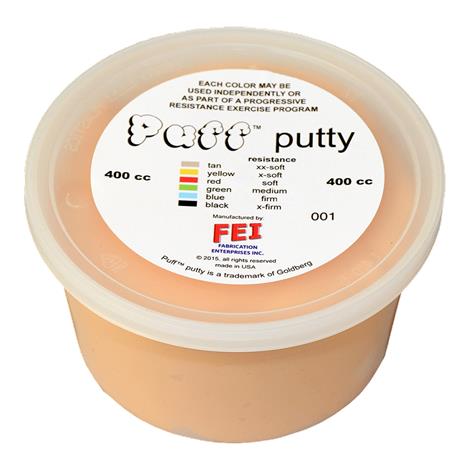 CanDo Puff LiTE 400cc Exercise Hand Therapy Putty,Firm,Blue,Each,#10-1434