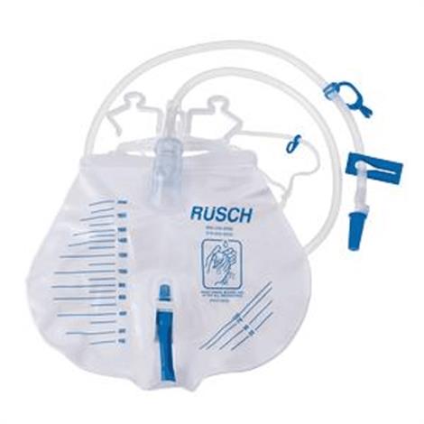 Rusch Bedside Urinary Premium Drainage Bag,Premium Drainage Bag,20/Pack,390000