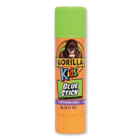 Gorilla Glue School Glue Sticks,0.21 Oz/Stick, Dries Clear,12/Pack,GOR2605208BX