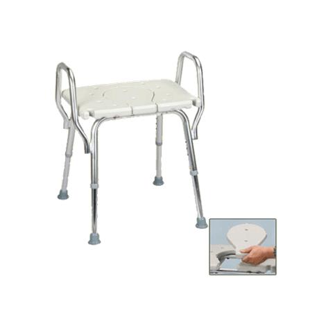 Snap N Save Sliding Transfer Bench with Replaceable Cut Out Seat,Extra Long,Each,61391