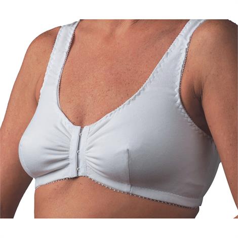 Nearly Me 500 Cotton Front Hook Leisure Bra,XX-Large,Fits 48 to 50 with 5 Front Hooks,Each,500