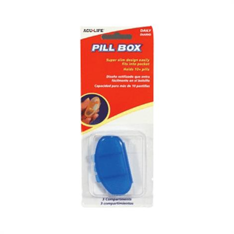 Acu-Life Daily Pill Box Kidney Shaped,Pill Box,Kidney Shaped,Each,184A