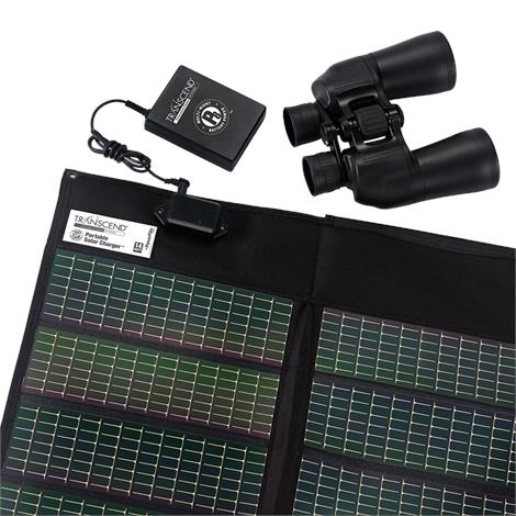Somnetics Transcend Portable Solar Battery Charger,Dimensions(folded): 10.5" x 3.5" x 2",Each,503056