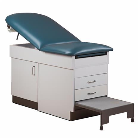 Clinton Space Saver Cabinet Style Treatment Table with Step Stool,0,Each,8844