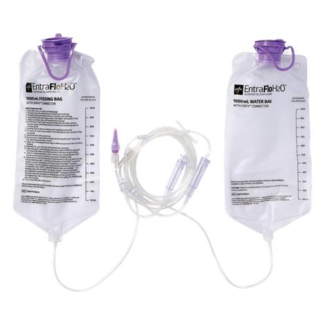Medline EntraFlo H2O Feeding Sets,1000ml Enfit Bag Set,30/Case,ENFIT70554