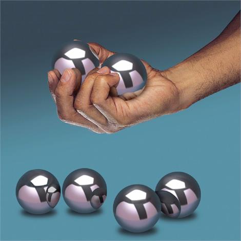 Finger Fitness Spheres Metal Balls,Medium,9.75oz,Pair,A83721