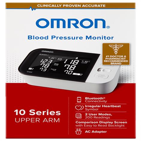 Omron Ten Series Wireless Upper Arm Pressure Monitor With Comfit Cuff,4.7" L x 7.5" W x 3.3" H,Each,BP785