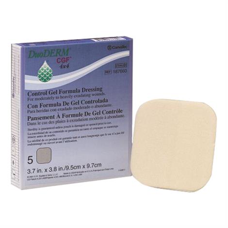 ConvaTec DuoDERM CGF Sterile Dressing - 6 x 8 inch - Rectangle - 187643,6" x 8",Rectangle,20/Pack,187643