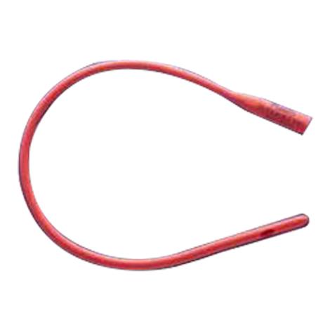 Rusch Robinson Red Rubber Latex Intermittent Catheter - Hollow Tip,18FR,10/Pack,403340180