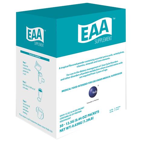 Vitaflo EAA Tropical Flavored Powder For Dietary Management,12.5gm,Sachet,50/Pack,4Pk/Case,54906