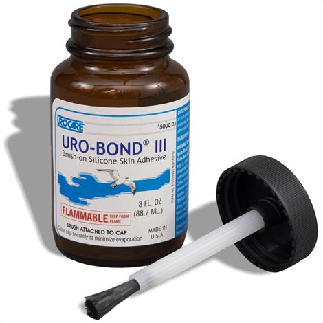 Urocare Uro-Bond III 5000 Silicone Skin Adhesive,1.5oz (44.4mL),Glass Jar,12/Case,5000015