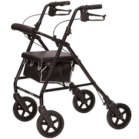 ProBasics Deluxe Aluminum Rollator With Eight Inch Wheels,Blue Flame,Each,RLA8BLF