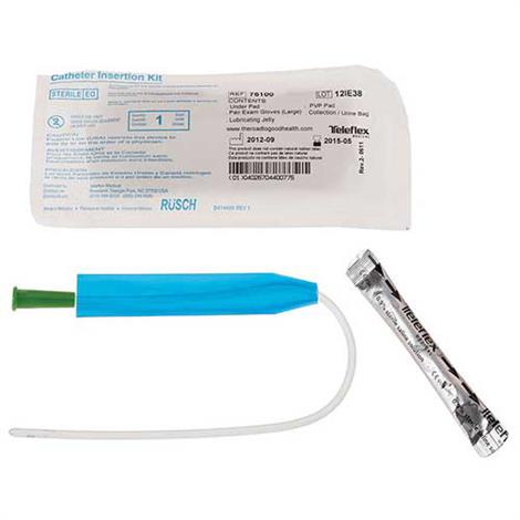 Rusch Flocath Quick Hydrophilic Closed System Intermittent Catheter Kit,12Fr,50/Pack,221400120