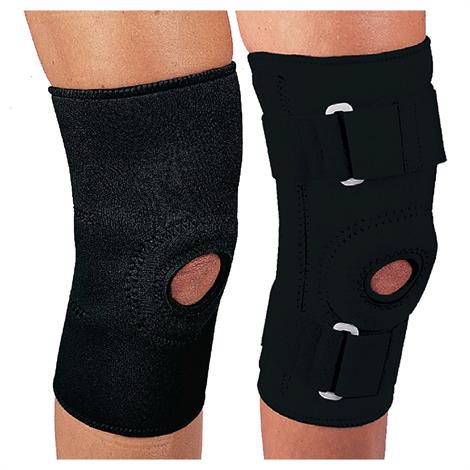 Rolyan Neoprene Knee Support,Large,With Stays and Straps,Each,710307