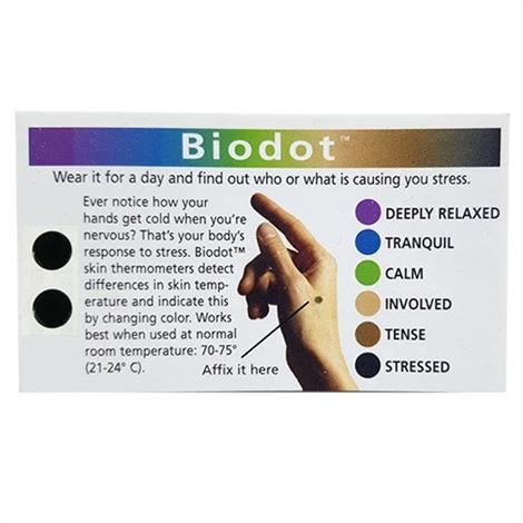 Stress Stop Biodots Two Dot Biodot Cards,100 Cards per Set,5/Pack,BF22