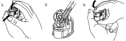 Filling The Medication Bottle Of MicroAir Nebulizer