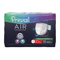 Prevail Air Stretchable Briefs - Maximum Plus Absorbency