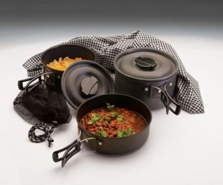 Texsport Scouter Hard Anodized Cookware Set