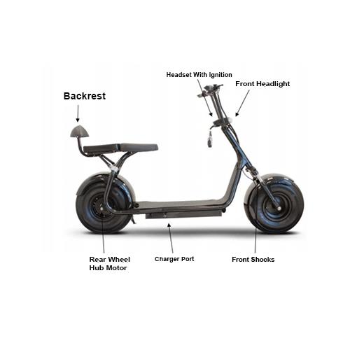 EWheels EW08 Fat Tire Electric Scooter Scooters