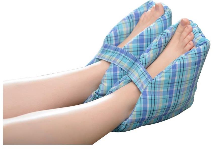 CareActive Plaid Heel Protector Foot Pillows