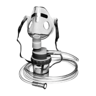 Allied Adult Mask With Nebulizer And 7 Feet Tubing