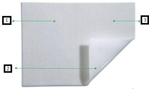 Mepilex Transfer Soft Silicone Exudate Transfer Dressing #2